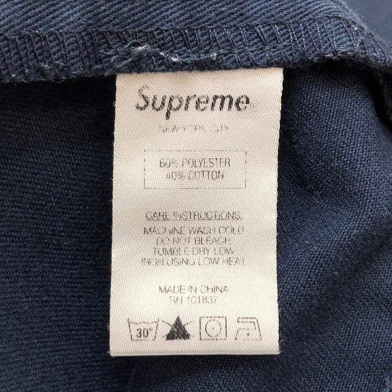 【中古品】【メンズ】 SUPREME シュプリーム WORK PANTS ワークパンツ ボトムス 古着 149-261028-rs-03-fur サイズ：36 カラー：ネイビー 万代Net店