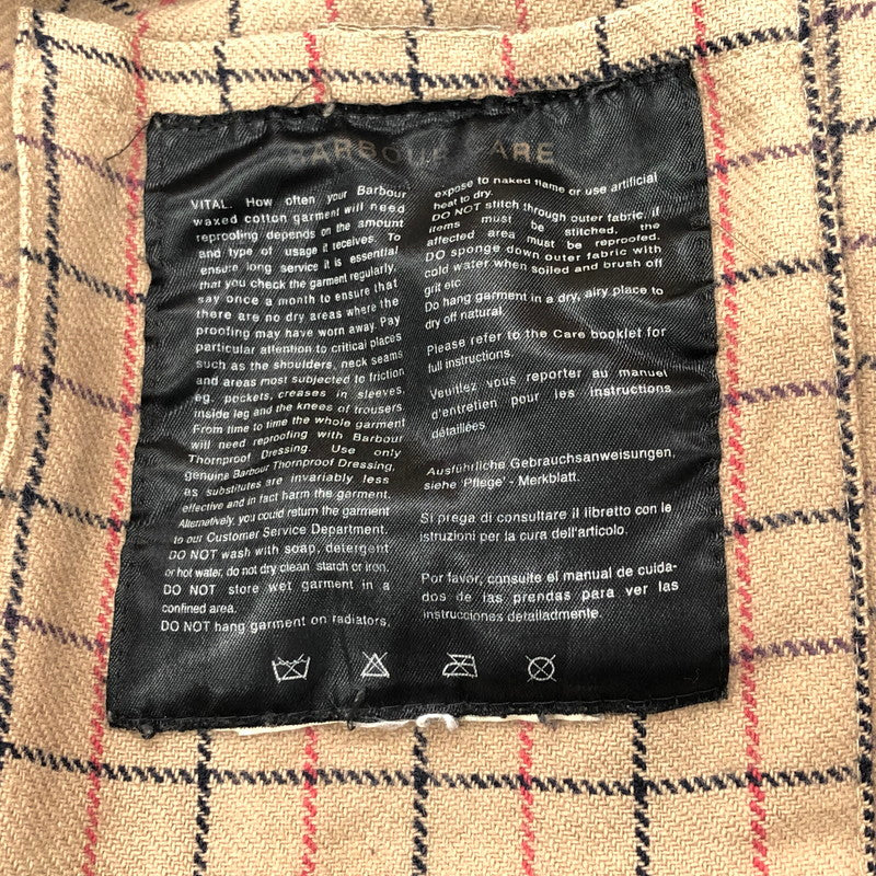 【ジャンク品】【メンズ】 Barbour バーブァー BEDALE ビデイルジャケット オイルドジャケット ワックス アウター ヴィンテージ系 141-250124-rs-01-fur サイズ：不明 カラー：ブラック 万代Net店