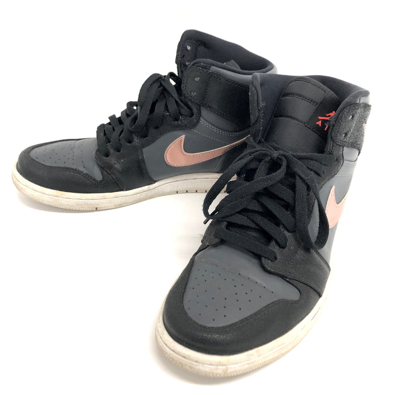 【現状渡し品】【メンズ】 NIKE ナイキ AIR JORDAN 1 RETRO HIGH 332550-016 エアジョーダン1 レトロ ハイ スニーカー シューズ 靴 160-261028-rs-06-fur サイズ：27.5cm US9.5 カラー：ブラック/ブロンズメダル 万代Net店