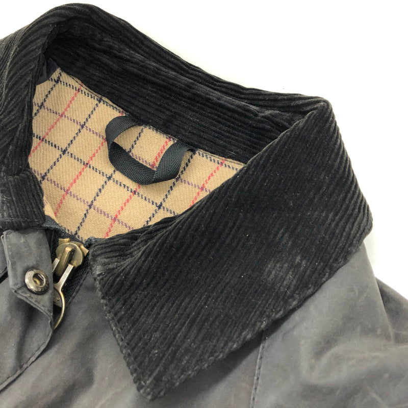 【ジャンク品】【メンズ】 Barbour バーブァー BEDALE ビデイルジャケット オイルドジャケット ワックス アウター ヴィンテージ系 141-250124-rs-01-fur サイズ：不明 カラー：ブラック 万代Net店