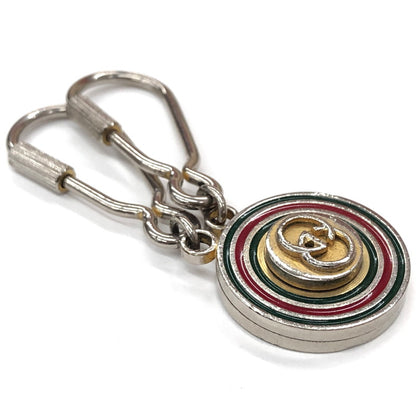 【ジャンク品】【メンズ/レディース】 GUCCI グッチ シェリーライン キーホルダー キーリング GGロゴ アクセサリー 182-240927-rs-03-fur カラー：ゴールド 万代Net店