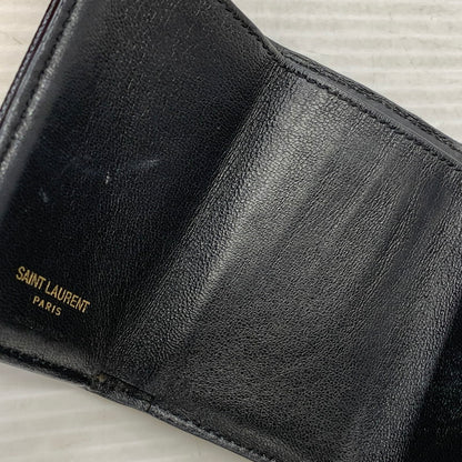 【現状渡し品】【メンズ/レディース】 SAINT LAURENT サンローラン TGN505118 タイニーウォレット 財布 181-260812-cs-14-izu カラー：ネイビー系 万代Net店