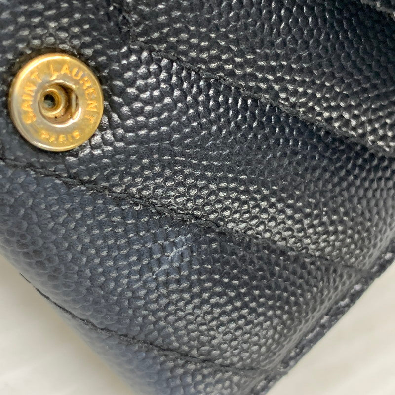 【現状渡し品】【メンズ/レディース】 SAINT LAURENT サンローラン TGN505118 タイニーウォレット 財布 181-260812-cs-14-izu カラー：ネイビー系 万代Net店