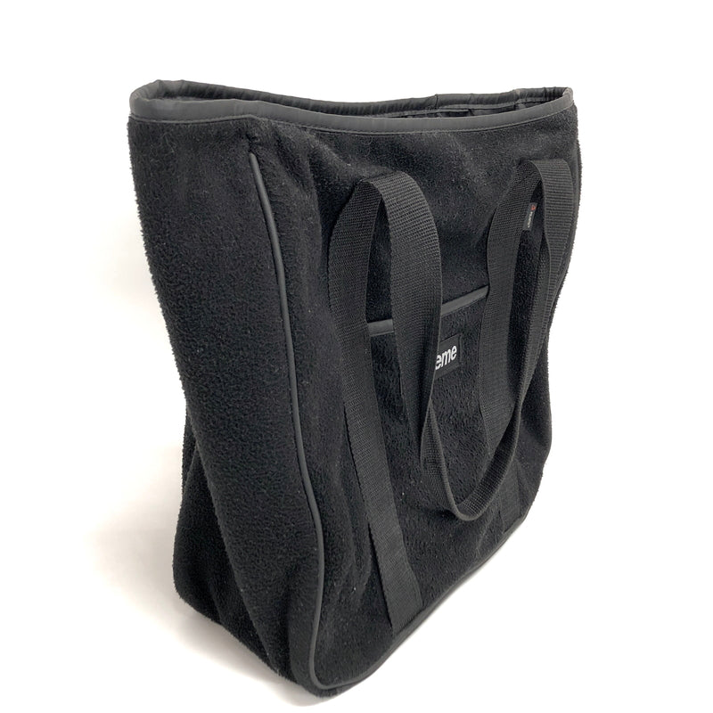 【現状渡し品】【メンズ/レディース】 SUPREME シュプリーム 18AW POLARTEC TOTEBAG トートバッグ ボア 鞄 149-260804-rs-04-fur カラー：ブラック 万代Net店