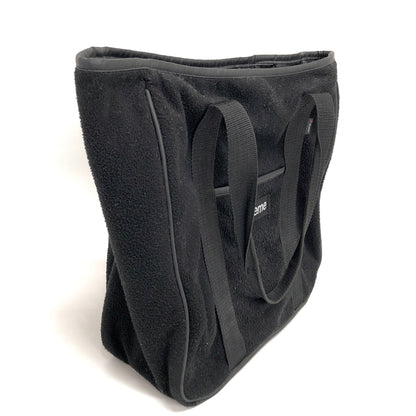 【現状渡し品】【メンズ/レディース】 SUPREME シュプリーム 18AW POLARTEC TOTEBAG トートバッグ ボア 鞄 149-260804-rs-04-fur カラー：ブラック 万代Net店
