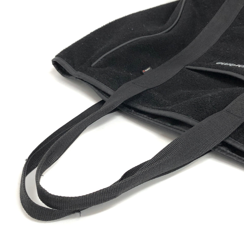【現状渡し品】【メンズ/レディース】 SUPREME シュプリーム 18AW POLARTEC TOTEBAG トートバッグ ボア 鞄 149-260804-rs-04-fur カラー：ブラック 万代Net店