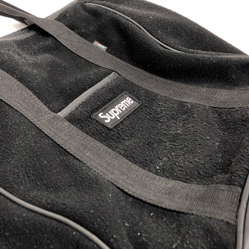 【現状渡し品】【メンズ/レディース】 SUPREME シュプリーム 18AW POLARTEC TOTEBAG トートバッグ ボア 鞄 149-260804-rs-04-fur カラー：ブラック 万代Net店