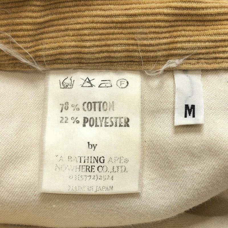 【現状渡し品】【メンズ】 A BATHING APE アベイシングエイプ CORDUROY PANTS コーデュロイパンツ 90年代 ボトムス ヴィンテージ系 157-250911-rs-01-fur サイズ：M カラー：ベージュ系 万代Net店