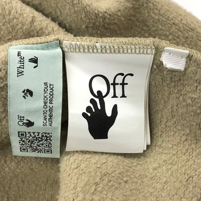 【ジャンク品】【メンズ】 OFF-WHITE オフホワイト MONNALISA HOODIE OMBB037G20FLE011 プルオーバー フーディ パーカー 長袖 トップス 141-250124-rs-04-fur サイズ：S カラー：ベージュ系 万代Net店