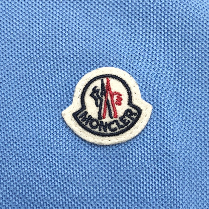 【中古品】【メンズ】 MONCLER モンクレール MAGIA POLO MANICA CORTA S/S POLO SHIRT D10918345600 ポロシャツ 半袖 トップス 141-260804-rs-05-fur サイズ：S カラー：ライトブルー 万代Net店