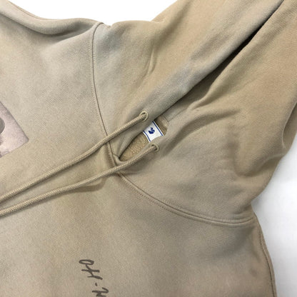 【ジャンク品】【メンズ】 OFF-WHITE オフホワイト MONNALISA HOODIE OMBB037G20FLE011 プルオーバー フーディ パーカー 長袖 トップス 141-250124-rs-04-fur サイズ：S カラー：ベージュ系 万代Net店