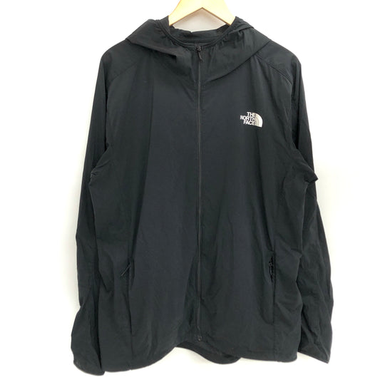 【中古品】【メンズ】 THE NORTH FACE ザ・ノースフェイス Anytime Wind Hoodie NP72184 エニータイムウィンドフーディ ナイロンジャケット ライトアウター 古着 144-260804-rs-07-fur サイズ：XL カラー：ブラック 万代Net店