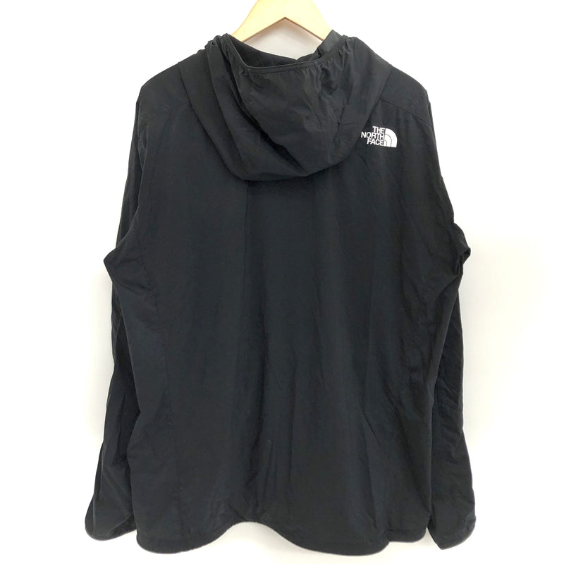 【中古品】【メンズ】 THE NORTH FACE ザ・ノースフェイス Anytime Wind Hoodie NP72184 エニータイムウィンドフーディ ナイロンジャケット ライトアウター 古着 144-260804-rs-07-fur サイズ：XL カラー：ブラック 万代Net店