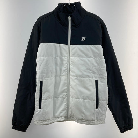 【中古品】【メンズ】 BRIDGESTONE GOLF ジャケット 147-260209-WA-06-iwa サイズ：M カラー：ブラック ホワイト 万代Net店
