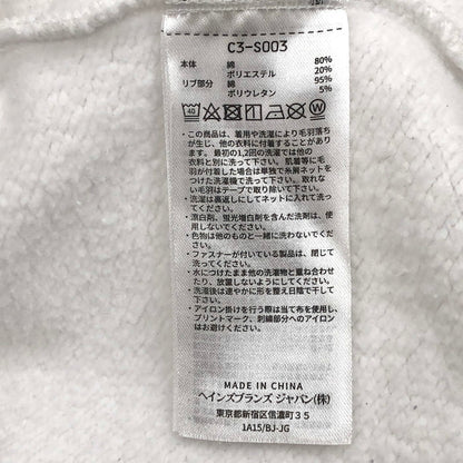 【中古品】【メンズ/レディース】 Champion チャンピオン HALF ZIP SWEAT C3-S003 ハーフジップスウェット プルオーバー 長袖 トップス スポーツ系 145-250124-rs-05-fur サイズ：Ｌ カラー：ホワイト 万代Net店