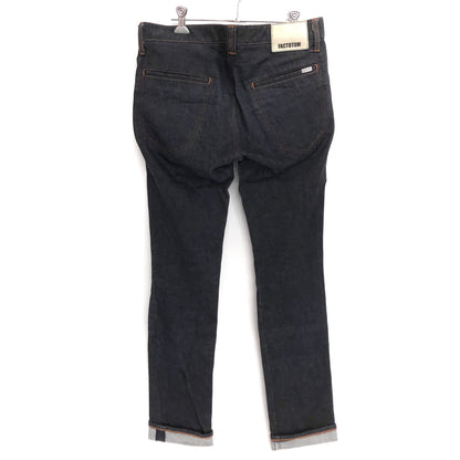 【中古品】【メンズ】 FACTOTUM ファクトタム RIGID DENIM TAPERED SLACKS01041027 リジッドデニムスラックス デニムパンツ ボトムス 古着 151-260804-rs-08-fur サイズ：29 カラー：インディゴ 万代Net店