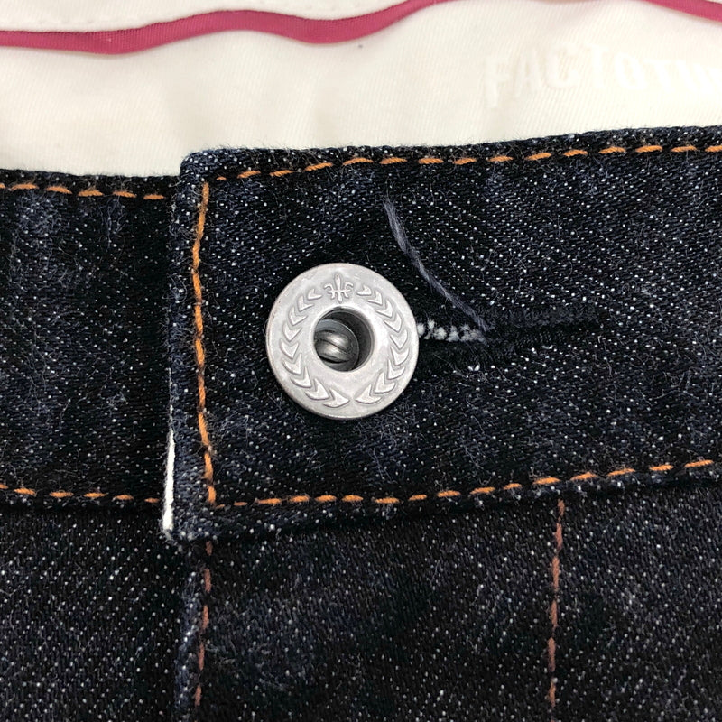 【中古品】【メンズ】 FACTOTUM ファクトタム RIGID DENIM TAPERED SLACKS01041027 リジッドデニムスラックス デニムパンツ ボトムス 古着 151-260804-rs-08-fur サイズ：29 カラー：インディゴ 万代Net店