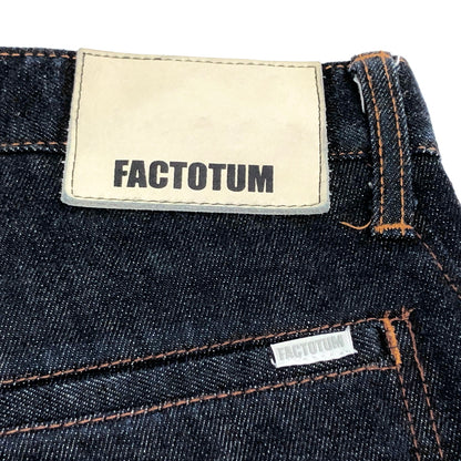 【中古品】【メンズ】 FACTOTUM ファクトタム RIGID DENIM TAPERED SLACKS01041027 リジッドデニムスラックス デニムパンツ ボトムス 古着 151-260804-rs-08-fur サイズ：29 カラー：インディゴ 万代Net店