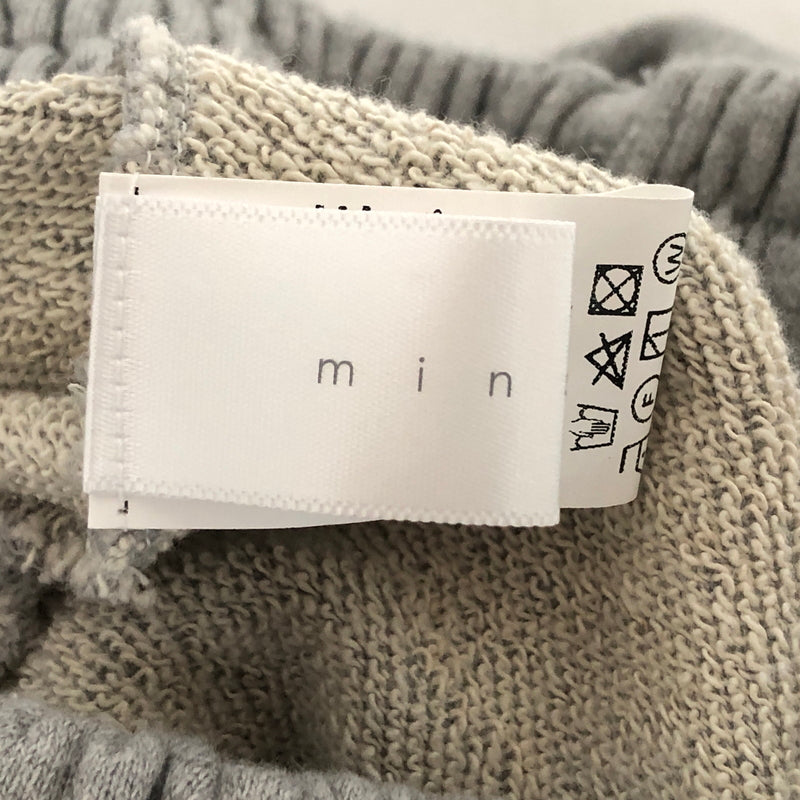 【中古品】【メンズ】 minsobi ミンソビ M225PT-TT1014 クラッシュダメージ ルーズワイド スウェットパンツ ボトムス 151-260804-rs-09-fur サイズ：FREE カラー：グレー 万代Net店