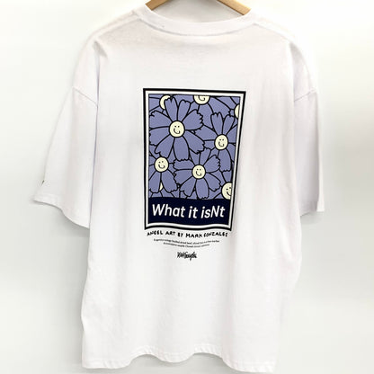 【中古美品】【メンズ】 Mark Gonzales マークゴンザレス S/S Tee 半袖 プリント Tシャツ 150-260317-ea-06-fur サイズ：L カラー：ホワイト 万代Net店