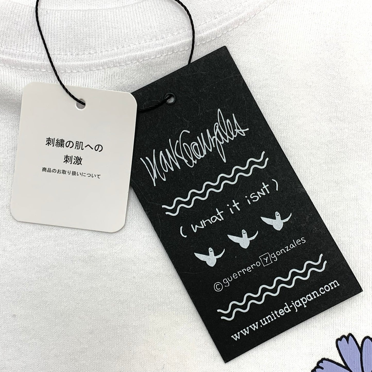 【中古美品】【メンズ】 Mark Gonzales マークゴンザレス S/S Tee 半袖 プリント Tシャツ 150-260317-ea-06-fur サイズ：L カラー：ホワイト 万代Net店