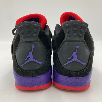 【中古品】【メンズ】 NIKE ナイキ AQ3816-065 AIR JORDAN 4 RETRO RAPTORS 靴 スニーカー 160-250629-NS-18-iwa サイズ：28.5cm カラー：ブラック パープル レッド 万代Net店
