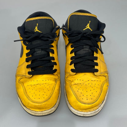 【現状渡し品】【メンズ】 NIKE ナイキ 553558-700 AIR JORDAN 1 LOW UNIVERSITY GOLD スニーカー 160-251106-WA-08-iwa サイズ：28 カラー：UNIVERSITY GOLD/BLACK-WHITE 万代Net店