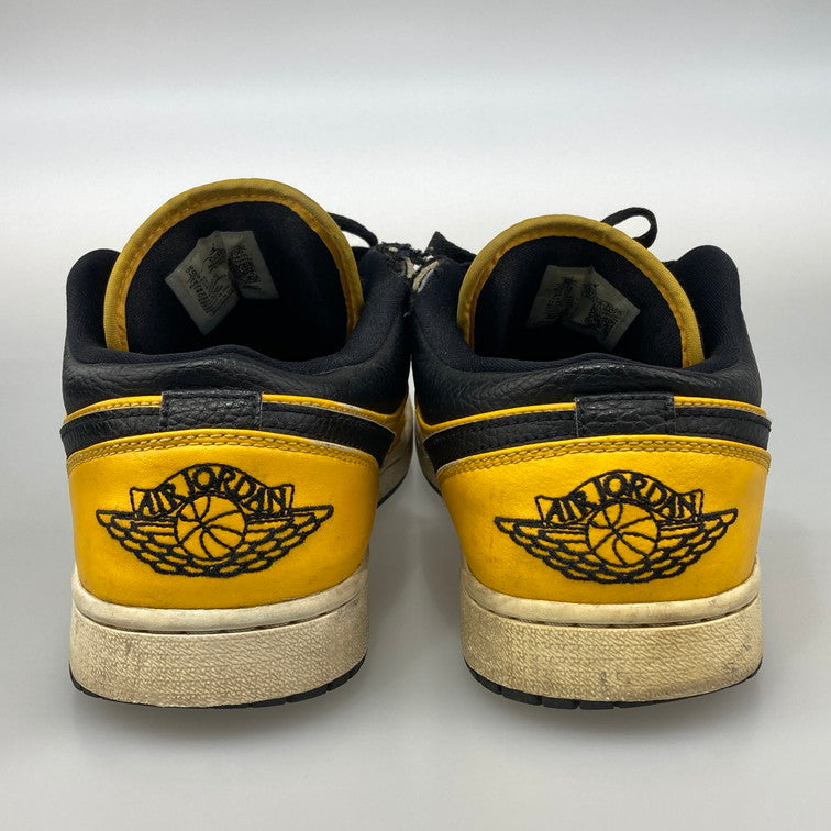 【現状渡し品】【メンズ】 NIKE ナイキ 553558-700 AIR JORDAN 1 LOW UNIVERSITY GOLD スニーカー 160-251106-WA-08-iwa サイズ：28 カラー：UNIVERSITY GOLD/BLACK-WHITE 万代Net店