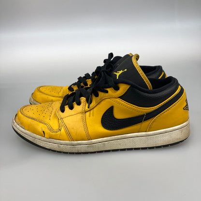 【現状渡し品】【メンズ】 NIKE ナイキ 553558-700 AIR JORDAN 1 LOW UNIVERSITY GOLD スニーカー 160-251106-WA-08-iwa サイズ：28 カラー：UNIVERSITY GOLD/BLACK-WHITE 万代Net店