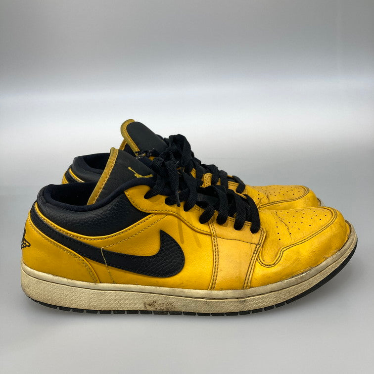 【現状渡し品】【メンズ】 NIKE ナイキ 553558-700 AIR JORDAN 1 LOW UNIVERSITY GOLD スニーカー 160-251106-WA-08-iwa サイズ：28 カラー：UNIVERSITY GOLD/BLACK-WHITE 万代Net店