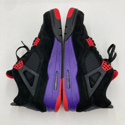 【中古品】【メンズ】 NIKE ナイキ AQ3816-065 AIR JORDAN 4 RETRO RAPTORS 靴 スニーカー 160-250629-NS-18-iwa サイズ：28.5cm カラー：ブラック パープル レッド 万代Net店