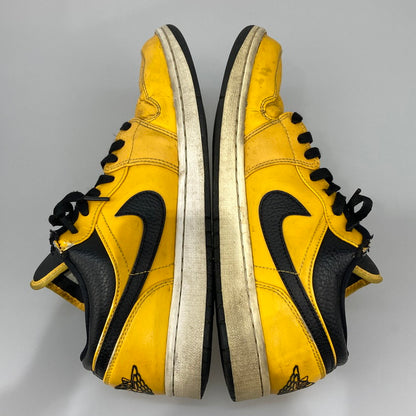 【現状渡し品】【メンズ】 NIKE ナイキ 553558-700 AIR JORDAN 1 LOW UNIVERSITY GOLD スニーカー 160-251106-WA-08-iwa サイズ：28 カラー：UNIVERSITY GOLD/BLACK-WHITE 万代Net店