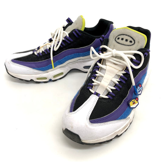 【現状渡し品】【メンズ】 NIKE ナイキ Air Max 95 "Kaomoji" エアマックス 顔文字 スニーカー シューズ 靴 160-251209-rs-02-fur サイズ：27.5cm US9.5 カラー：ホワイト/パープル/ブラック/ブルー 万代Net店