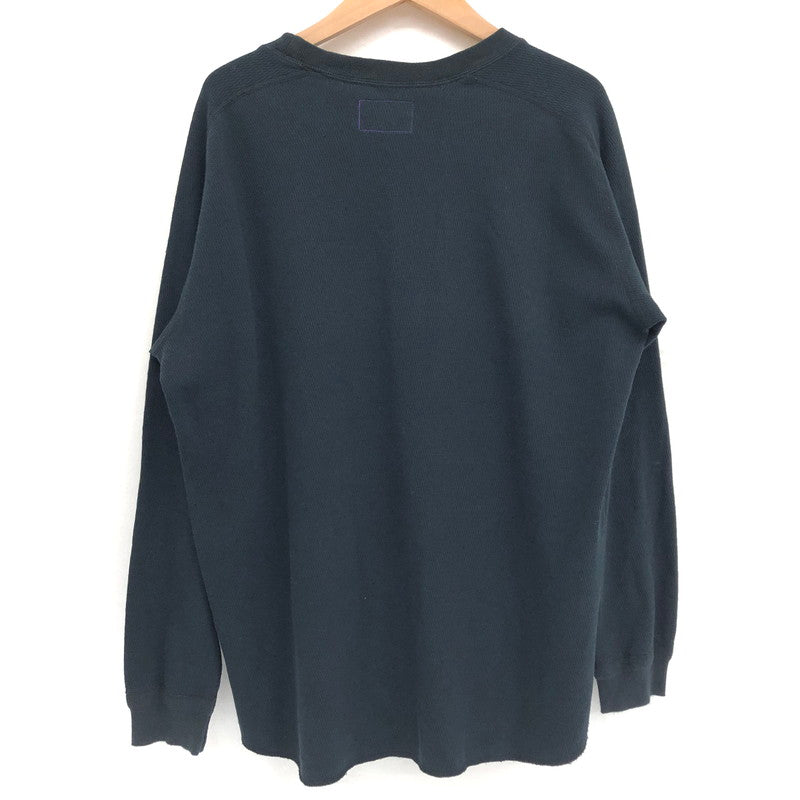 【現状渡し品】【メンズ】 THE NORTH FACE PURPLE LABEL ザノースフェイスパープルレーベル Thermal Field L/S Tee NT3354N サーマル フィールド ロングスリーブ ティー 長袖 Tシャツ ロンT トップス 144-250610-rs-02-fur サイズ：L カラー：ブラック 万代Net店