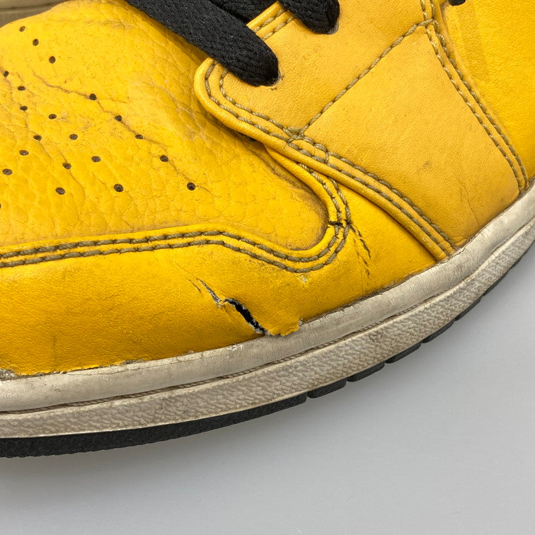 【現状渡し品】【メンズ】 NIKE ナイキ 553558-700 AIR JORDAN 1 LOW UNIVERSITY GOLD スニーカー 160-251106-WA-08-iwa サイズ：28 カラー：UNIVERSITY GOLD/BLACK-WHITE 万代Net店