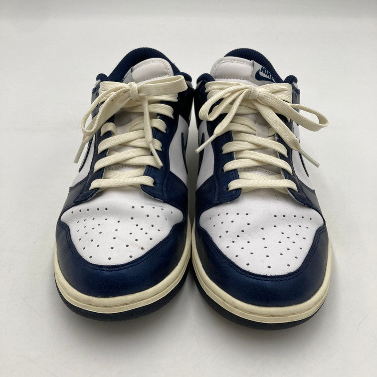 【中古品】【レディース】 NIKE ナイキ FN7197-100 WOMEN’S DUNK LOW PRM 靴 スニーカー 160-250629-NS-19-iwa サイズ：27.5cm カラー：MIDNIGHT NAVY AND WHITE 万代Net店