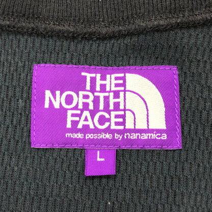 【現状渡し品】【メンズ】 THE NORTH FACE PURPLE LABEL ザノースフェイスパープルレーベル Thermal Field L/S Tee NT3354N サーマル フィールド ロングスリーブ ティー 長袖 Tシャツ ロンT トップス 144-250610-rs-02-fur サイズ：L カラー：ブラック 万代Net店