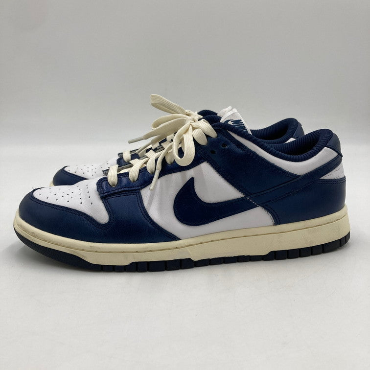 【中古品】【レディース】 NIKE ナイキ FN7197-100 WOMEN’S DUNK LOW PRM 靴 スニーカー 160-250629-NS-19-iwa サイズ：27.5cm カラー：MIDNIGHT NAVY AND WHITE 万代Net店