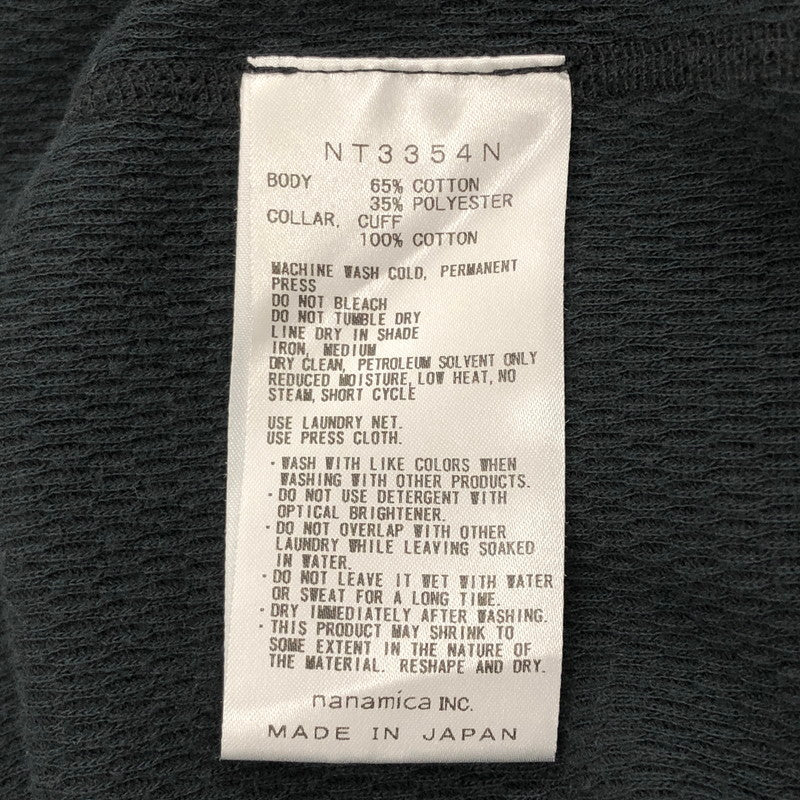 【現状渡し品】【メンズ】 THE NORTH FACE PURPLE LABEL ザノースフェイスパープルレーベル Thermal Field L/S Tee NT3354N サーマル フィールド ロングスリーブ ティー 長袖 Tシャツ ロンT トップス 144-250610-rs-02-fur サイズ：L カラー：ブラック 万代Net店