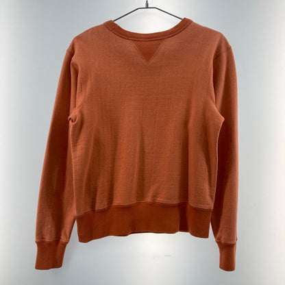 【中古品】【メンズ】 THE FLAT HEAD L/S SW スウェット 145-260209-WA-10-iwa サイズ：SMALL カラー：オレンジ 万代Net店