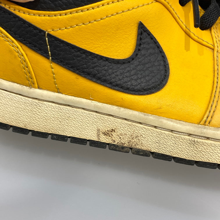 【現状渡し品】【メンズ】 NIKE ナイキ 553558-700 AIR JORDAN 1 LOW UNIVERSITY GOLD スニーカー 160-251106-WA-08-iwa サイズ：28 カラー：UNIVERSITY GOLD/BLACK-WHITE 万代Net店