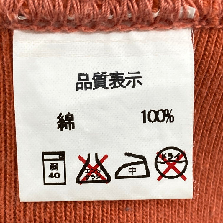 【中古品】【メンズ】 THE FLAT HEAD L/S SW スウェット 145-260209-WA-10-iwa サイズ：SMALL カラー：オレンジ 万代Net店