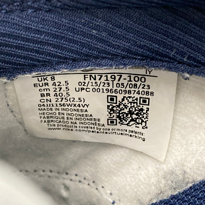 【中古品】【レディース】 NIKE ナイキ FN7197-100 WOMEN’S DUNK LOW PRM 靴 スニーカー 160-250629-NS-19-iwa サイズ：27.5cm カラー：MIDNIGHT NAVY AND WHITE 万代Net店