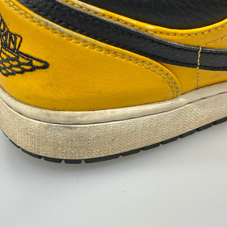 【現状渡し品】【メンズ】 NIKE ナイキ 553558-700 AIR JORDAN 1 LOW UNIVERSITY GOLD スニーカー 160-251106-WA-08-iwa サイズ：28 カラー：UNIVERSITY GOLD/BLACK-WHITE 万代Net店