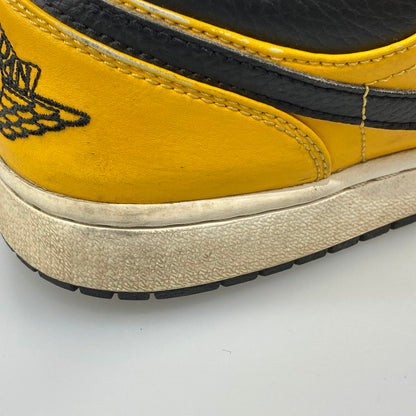 【現状渡し品】【メンズ】 NIKE ナイキ 553558-700 AIR JORDAN 1 LOW UNIVERSITY GOLD スニーカー 160-251106-WA-08-iwa サイズ：28 カラー：UNIVERSITY GOLD/BLACK-WHITE 万代Net店