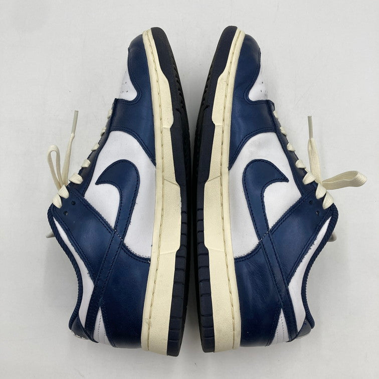 【中古品】【レディース】 NIKE ナイキ FN7197-100 WOMEN’S DUNK LOW PRM 靴 スニーカー 160-250629-NS-19-iwa サイズ：27.5cm カラー：MIDNIGHT NAVY AND WHITE 万代Net店