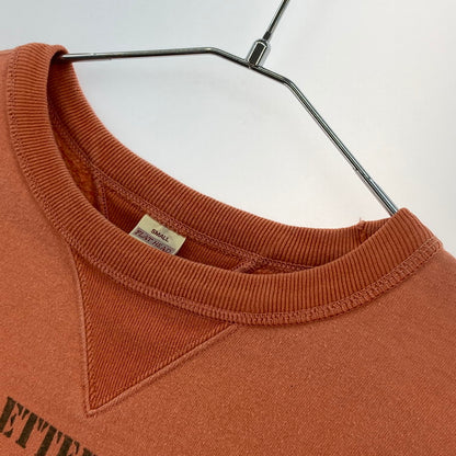 【中古品】【メンズ】 THE FLAT HEAD L/S SW スウェット 145-260209-WA-10-iwa サイズ：SMALL カラー：オレンジ 万代Net店