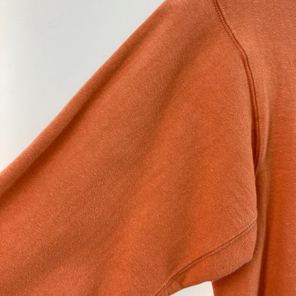 【中古品】【メンズ】 THE FLAT HEAD L/S SW スウェット 145-260209-WA-10-iwa サイズ：SMALL カラー：オレンジ 万代Net店