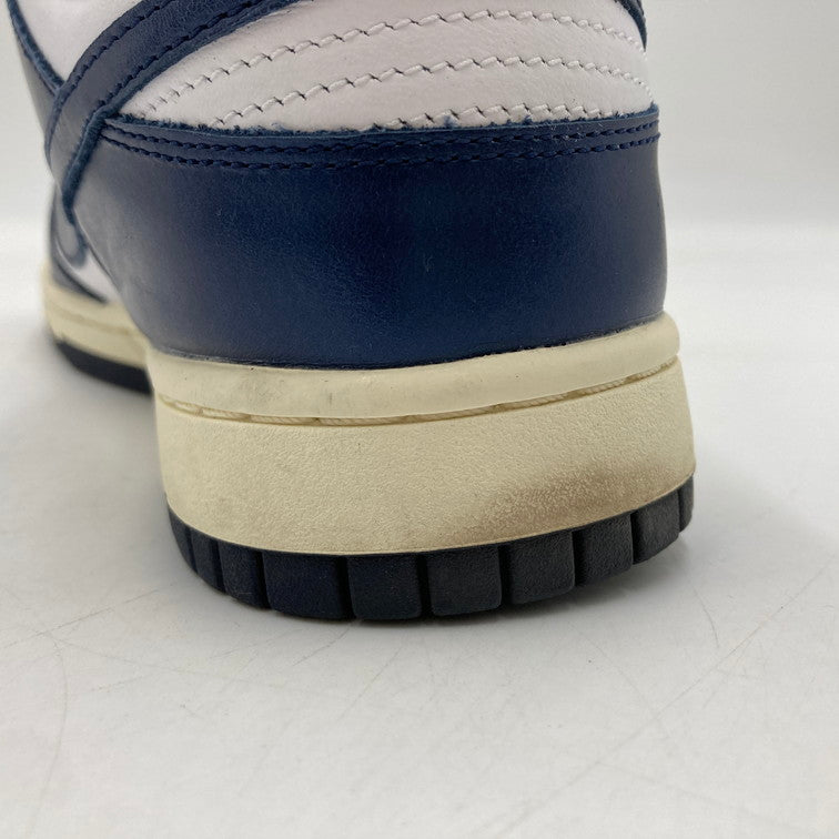 【中古品】【レディース】 NIKE ナイキ FN7197-100 WOMEN’S DUNK LOW PRM 靴 スニーカー 160-250629-NS-19-iwa サイズ：27.5cm カラー：MIDNIGHT NAVY AND WHITE 万代Net店