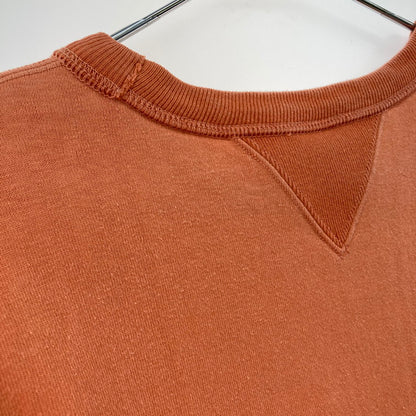 【中古品】【メンズ】 THE FLAT HEAD L/S SW スウェット 145-260209-WA-10-iwa サイズ：SMALL カラー：オレンジ 万代Net店